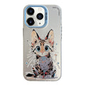 Animal Pattern Oil Painting Series PC + TPU Phone Case, For iPhone 11 Pro