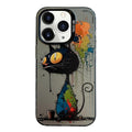 Animal Pattern Oil Painting Series PC + TPU Phone Case, For iPhone 11 Pro