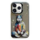 Animal Pattern Oil Painting Series PC + TPU Phone Case, For iPhone 11 Pro