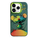 Animal Pattern Oil Painting Series PC + TPU Phone Case, For iPhone 11 Pro