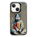 Animal Pattern Oil Painting Series PC + TPU Phone Case, For iPhone 13 mini