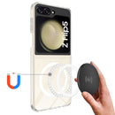 For Samsung Galaxy Z Flip 5 Magsafe Transparent Acrylic Phone Case