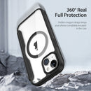 For iPhone 16 Pro Skin X Pro Series Magsafe PC + TPU Phone Leather Case