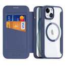 For iPhone 16 Pro Skin X Pro Series Magsafe PC + TPU Phone Leather Case