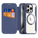 For iPhone 16 Pro Skin X Pro Series Magsafe PC + TPU Phone Leather Case