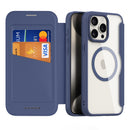 For iPhone 16 Pro Skin X Pro Series Magsafe PC + TPU Phone Leather Case