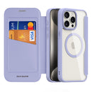 For iPhone 16 Pro Skin X Pro Series Magsafe PC + TPU Phone Leather Case