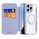 For iPhone 16 Pro Skin X Pro Series Magsafe PC + TPU Phone Leather Case