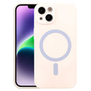 For iPhone 15 Silicone Magsafe Phone Case Cover