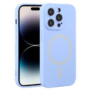 For iPhone 15 Silicone Magsafe Phone Case Cover
