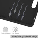 TPU Smart Leather Tablet Case with Pen Slot For Samsung Galaxy Tab S9 FE+