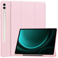TPU Smart Leather Tablet Case with Pen Slot For Samsung Galaxy Tab S9 FE+