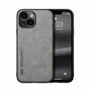 Skin Feel Magnetic Leather Back Phone Case, For iPhone 16 Pro, For iPhone 15 Pro Max, iPhone 15 Pro, For iPhone 15 Plus, For iPhone 15, For iPhone 14 Plus