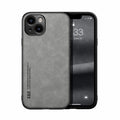 Skin Feel Magnetic Leather Back Phone Case, For iPhone 14, For iPhone 14 Pro, For iPhone 14 Pro Max