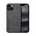 Skin Feel Magnetic Leather Back Phone Case, For iPhone 14, For iPhone 14 Pro, For iPhone 14 Pro Max