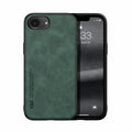 Skin Feel Magnetic Leather Back Phone Case, For iPhone 17e / 16e, For iPhone 17 Pro Max, For iPhone 17 Pro, For iPhone 17, For iPhone Air, For iPhone 16 Pro Max