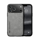 Skin Feel Magnetic Leather Back Phone Case, For iPhone 17e / 16e, For iPhone 17 Pro Max, For iPhone 17 Pro, For iPhone 17, For iPhone Air, For iPhone 16 Pro Max