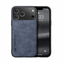 Skin Feel Magnetic Leather Back Phone Case, For iPhone 17e / 16e, For iPhone 17 Pro Max, For iPhone 17 Pro, For iPhone 17, For iPhone Air, For iPhone 16 Pro Max