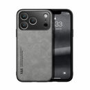 Skin Feel Magnetic Leather Back Phone Case, For iPhone 17e / 16e, For iPhone 17 Pro Max, For iPhone 17 Pro, For iPhone 17, For iPhone Air, For iPhone 16 Pro Max