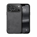 Skin Feel Magnetic Leather Back Phone Case, For iPhone 17e / 16e, For iPhone 17 Pro Max, For iPhone 17 Pro, For iPhone 17, For iPhone Air, For iPhone 16 Pro Max