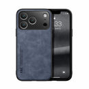 Skin Feel Magnetic Leather Back Phone Case, For iPhone 17e / 16e, For iPhone 17 Pro Max, For iPhone 17 Pro, For iPhone 17, For iPhone Air, For iPhone 16 Pro Max