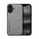 Skin Feel Magnetic Leather Back Phone Case, For iPhone 17e / 16e, For iPhone 17 Pro Max, For iPhone 17 Pro, For iPhone 17, For iPhone Air, For iPhone 16 Pro Max