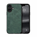 Skin Feel Magnetic Leather Back Phone Case, For iPhone 17e / 16e, For iPhone 17 Pro Max, For iPhone 17 Pro, For iPhone 17, For iPhone Air, For iPhone 16 Pro Max