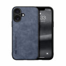 Skin Feel Magnetic Leather Back Phone Case, For iPhone 17e / 16e, For iPhone 17 Pro Max, For iPhone 17 Pro, For iPhone 17, For iPhone Air, For iPhone 16 Pro Max