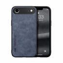 Skin Feel Magnetic Leather Back Phone Case, For iPhone 17e / 16e, For iPhone 17 Pro Max, For iPhone 17 Pro, For iPhone 17, For iPhone Air, For iPhone 16 Pro Max