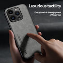 Skin Feel Magnetic Leather Back Phone Case, For iPhone 17e / 16e, For iPhone 17 Pro Max, For iPhone 17 Pro, For iPhone 17, For iPhone Air, For iPhone 16 Pro Max