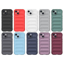 For iPhone 15 Magic Shield TPU + Flannel Phone Case