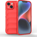 For iPhone 15 Magic Shield TPU + Flannel Phone Case