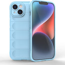 For iPhone 15 Magic Shield TPU + Flannel Phone Case