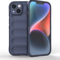 For iPhone 15 Magic Shield TPU + Flannel Phone Case