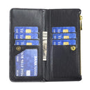 Diamond Lattice Zipper Wallet Leather Flip Phone Case, For Galaxy Z Fold8 5G, For Samsung Galaxy Z Fold7, For Samsung Galaxy Z Fold6, For Samsung Galaxy Z Fold5