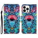 For iPhone 15 Pro Flip Wallet Leather Phone Case