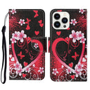 For iPhone 16 Pro Max Flip Leather Wallet Phone Case