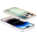 For iPhone 15 Pro Electroplating Marble Dual-side IMD Phone Case
