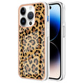 For iPhone 15 Pro Electroplating Marble Dual-side IMD Phone Case