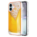For iPhone 15 Electroplating Marble Dual-side IMD Phone Case