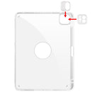 For iPad Pro 11 2022 / iPad Air 4 5 Clear Acrylic 360 Rotation Detachable Leather Tablet Case