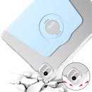 For iPad Pro 11 2022 / iPad Air 4 5 Clear Acrylic 360 Rotation Detachable Leather Tablet Case