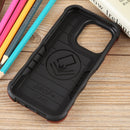 For iPhone 15 Pro Ring Holder Non-slip Shockproof Armor Phone Case