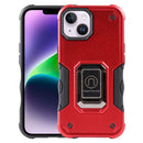 For iPhone 15 Ring Holder Non-slip Shockproof Armor Phone Case