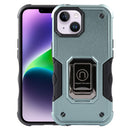 For iPhone 15 Ring Holder Non-slip Shockproof Armor Phone Case