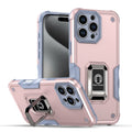 For iPhone 16 Pro Max Ring Holder Non-slip Shockproof Armor Phone Case