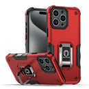 For iPhone 15 Ring Holder Non-slip Shockproof Armor Phone Case