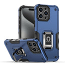 For iPhone 15 Ring Holder Non-slip Shockproof Armor Phone Case