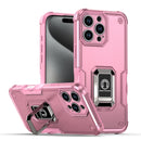 For iPhone 15 Ring Holder Non-slip Shockproof Armor Phone Case