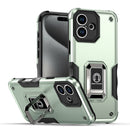 For iPhone 15 Pro Ring Holder Non-slip Shockproof Armor Phone Case